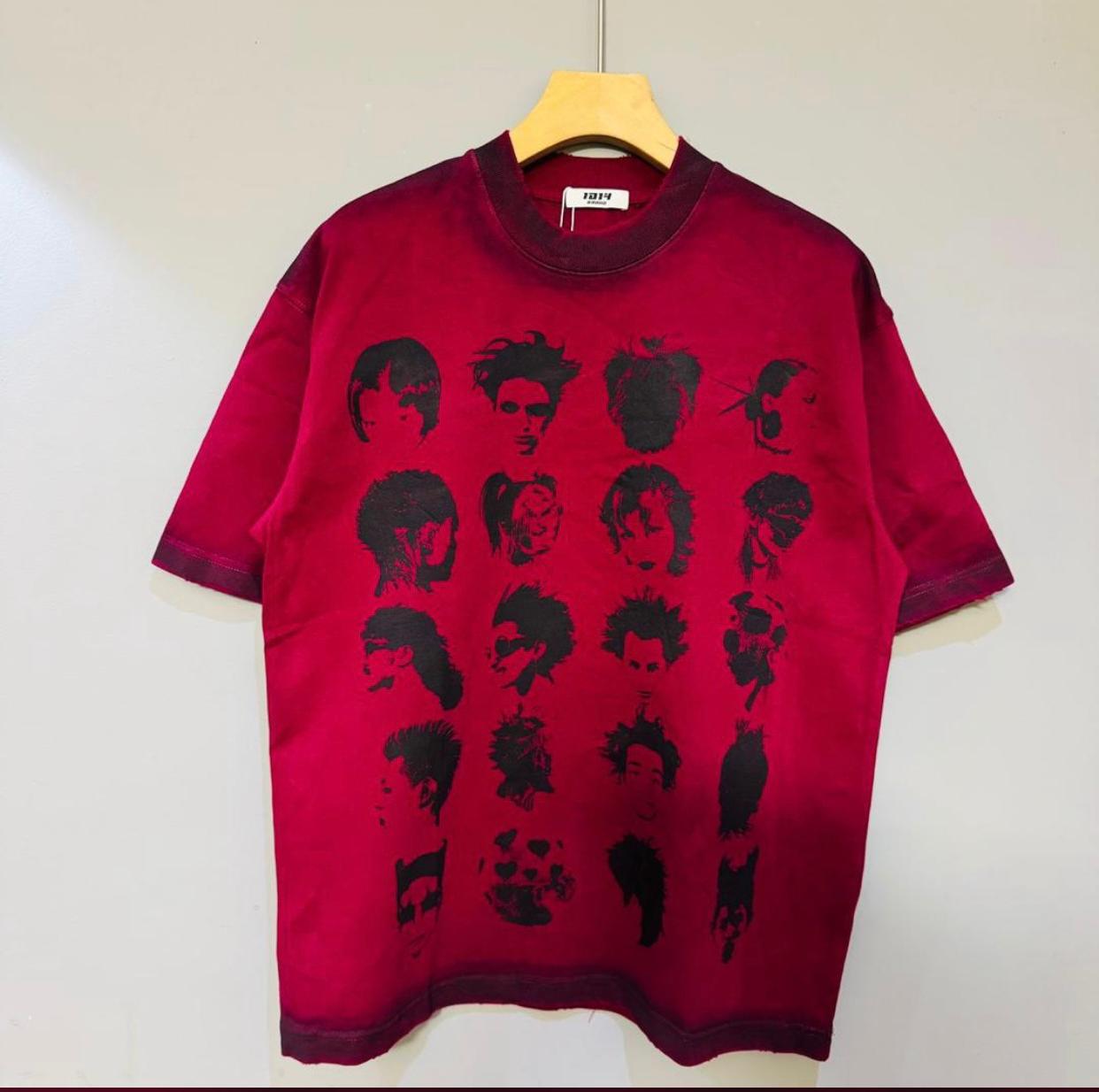 Red Faces Graphic Tee